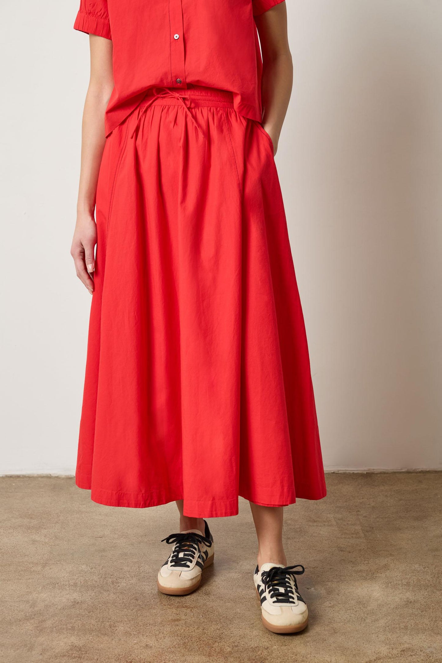 Lilla P Paneled Maxi Skirt