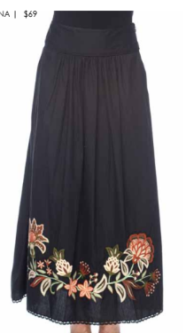 Tolani Madonna Embroidered Skirt