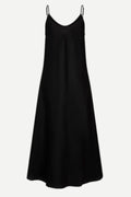 Long Linen Dress Black
