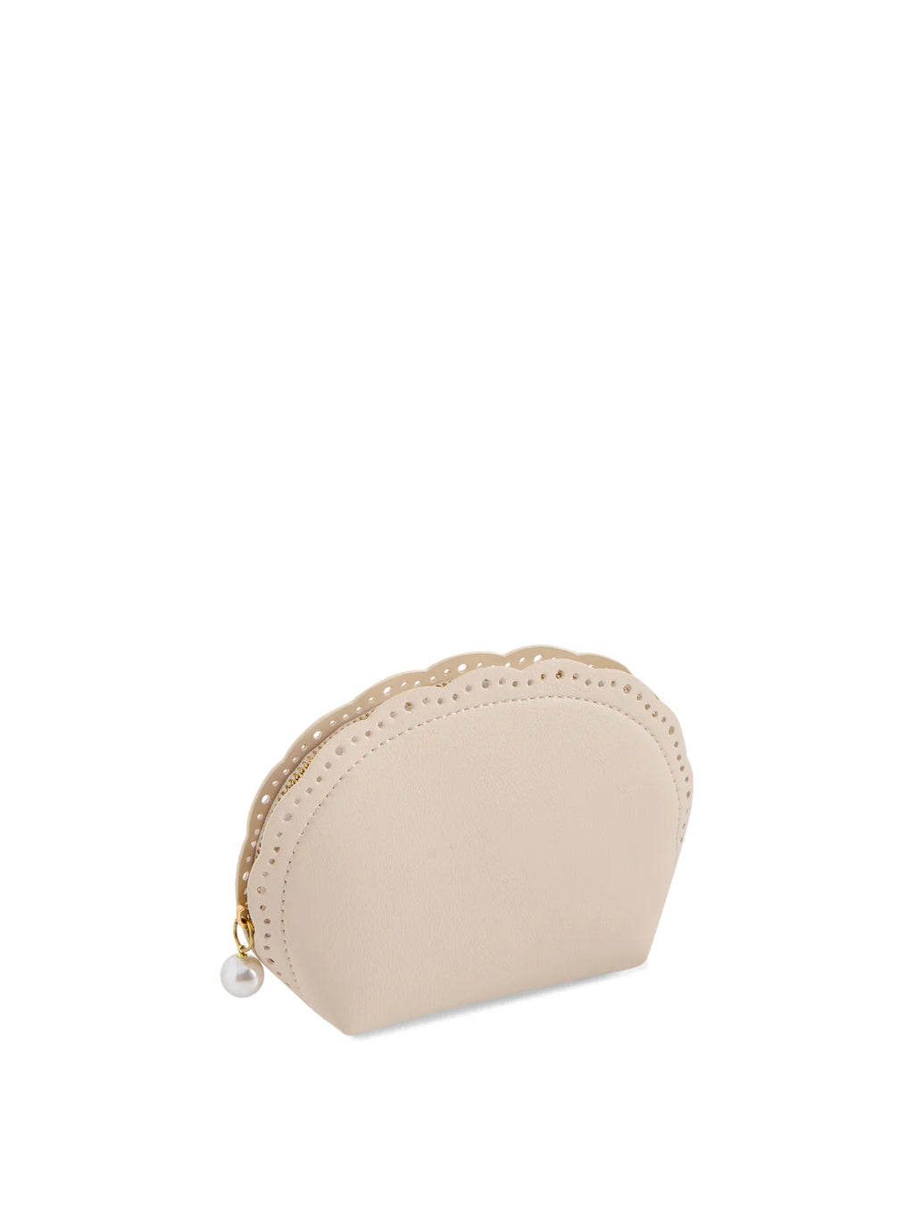 Lola Zip Pouch Ivory