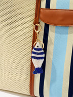Fish Beaded Bag Charm