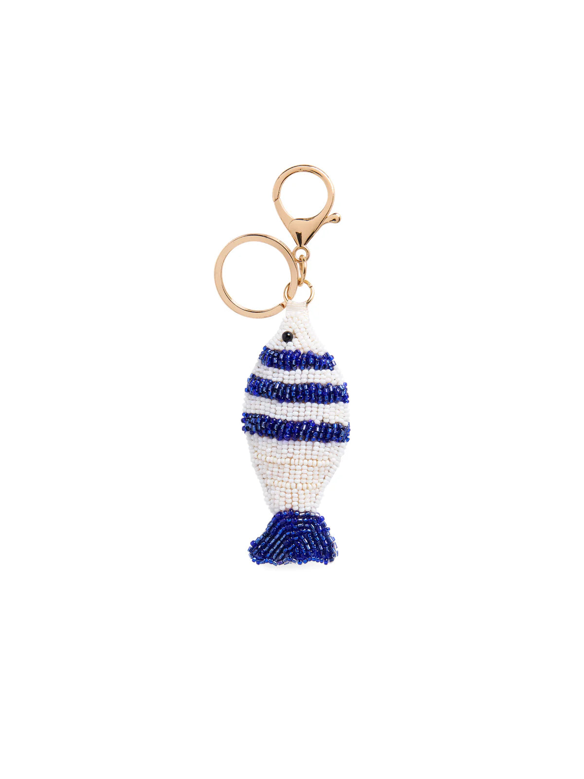 Fish Beaded Bag Charm