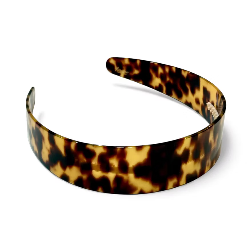 Wynn Wide Acetate Headband Blond Tortoise