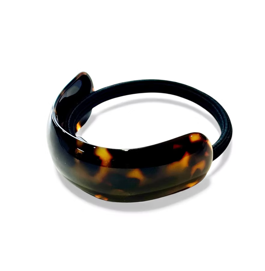Penelope Curved Pony Holder Dotted Tortoise