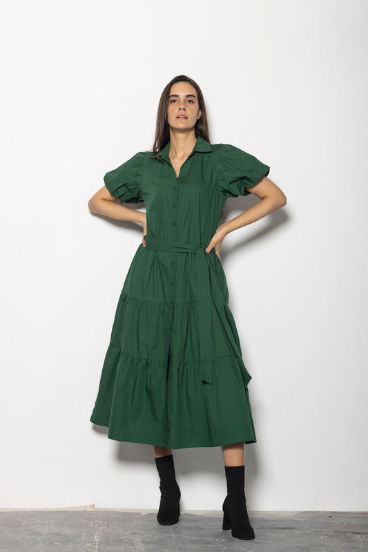 Maude Clara Tiered Maxi Dress