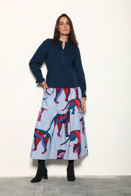 Ada Skirt Azure Safari