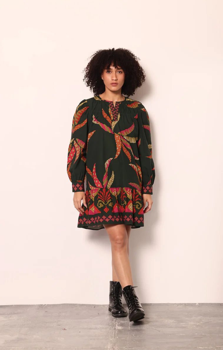 Ollie Forest Stitch Dress