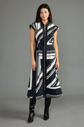 ROSALIE DRESS B/W