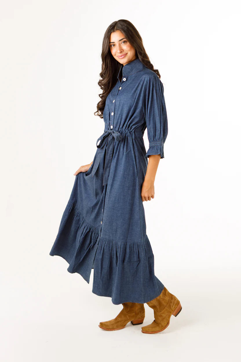 Catherine Dress Denim S/M