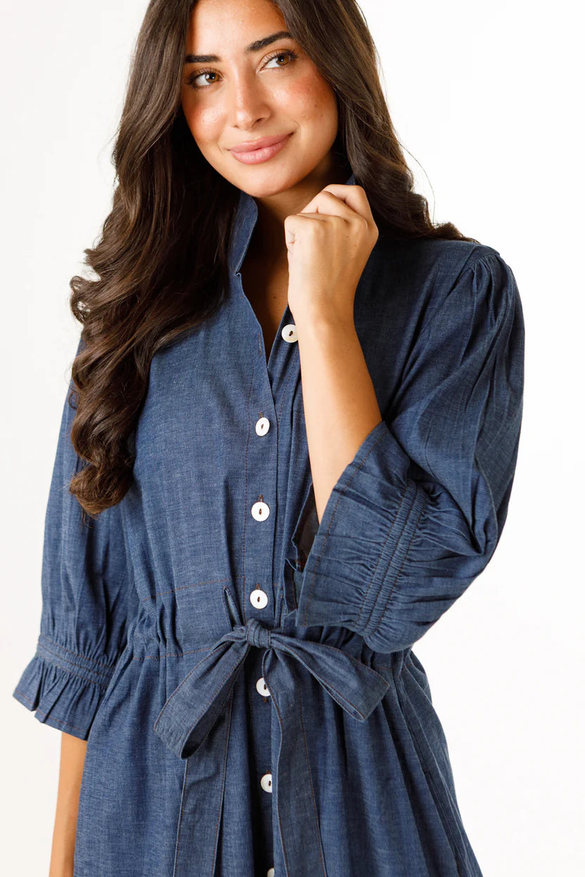 Catherine Dress Denim S/M