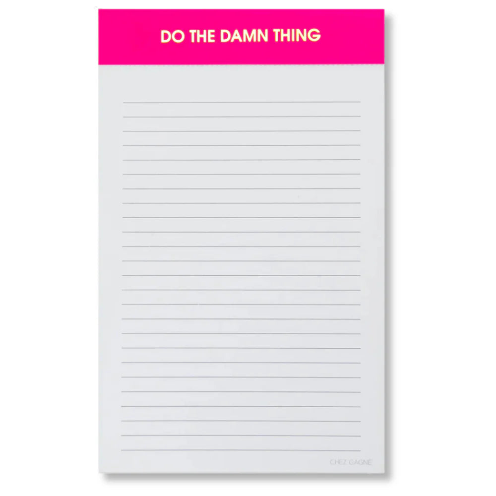 Do the Damn Thing Notepad
