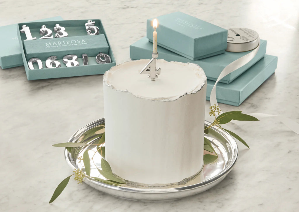 Number Candle Holder Set