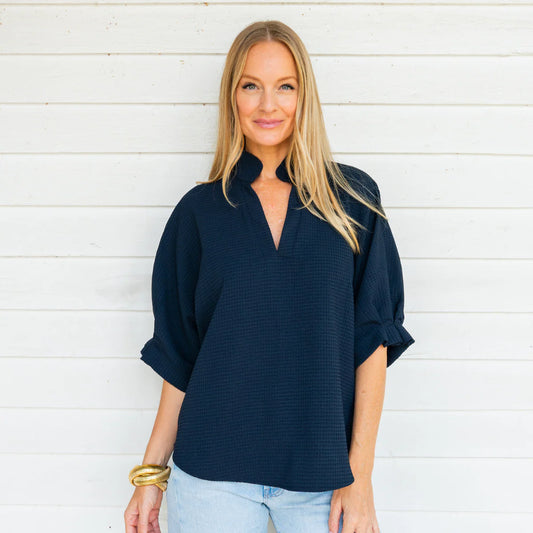 Caryn Lawn Caroline Top Waffle