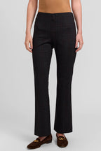 E/W Plaid Pant with Back Besom Pockets