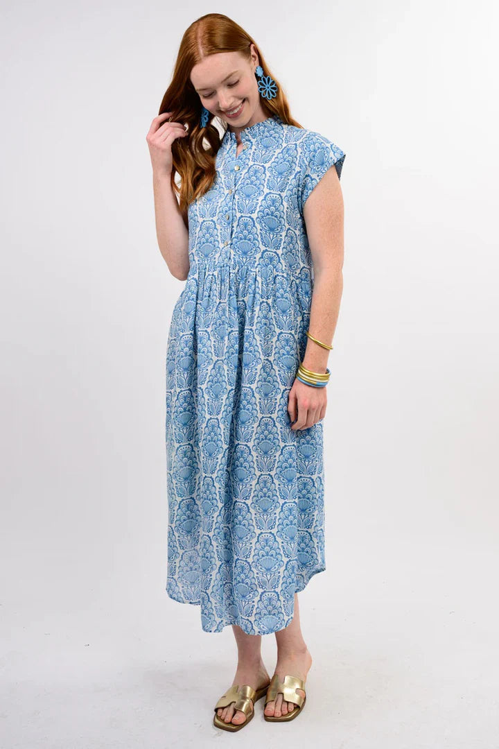 Linen Blues Dress