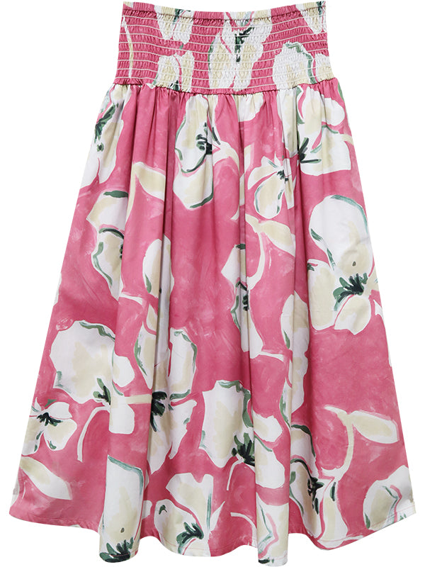 Rhea Smocked Waist Skirt