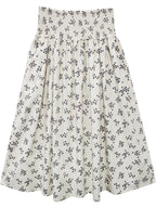 Rhea Smocked Waist Skirt