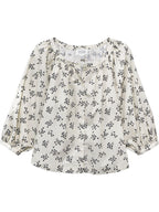Sam Short Sleeve Peasant Top