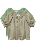 Sam Short Sleeve Button Up Top