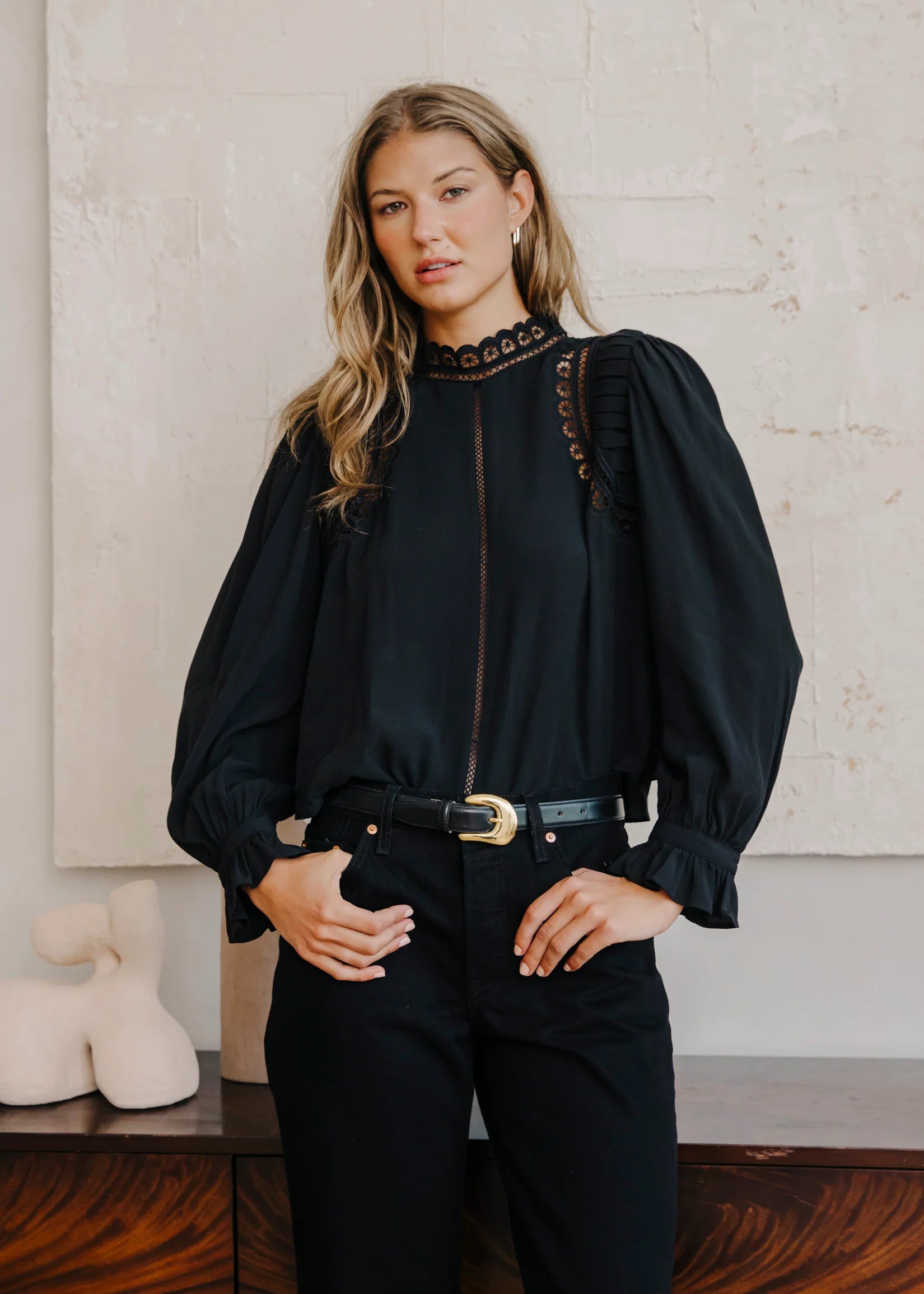 Fiona Top Black
