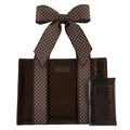 Jelly Tote - Espresso Dot Bow