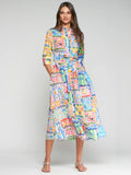 PRINTED CAPRI DRESS