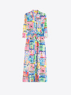 PRINTED CAPRI DRESS