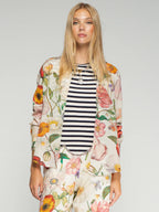 MULTICOLORED FLORAL PRINT SHIRT