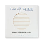 "Sandy Stripes" preformed plate liners