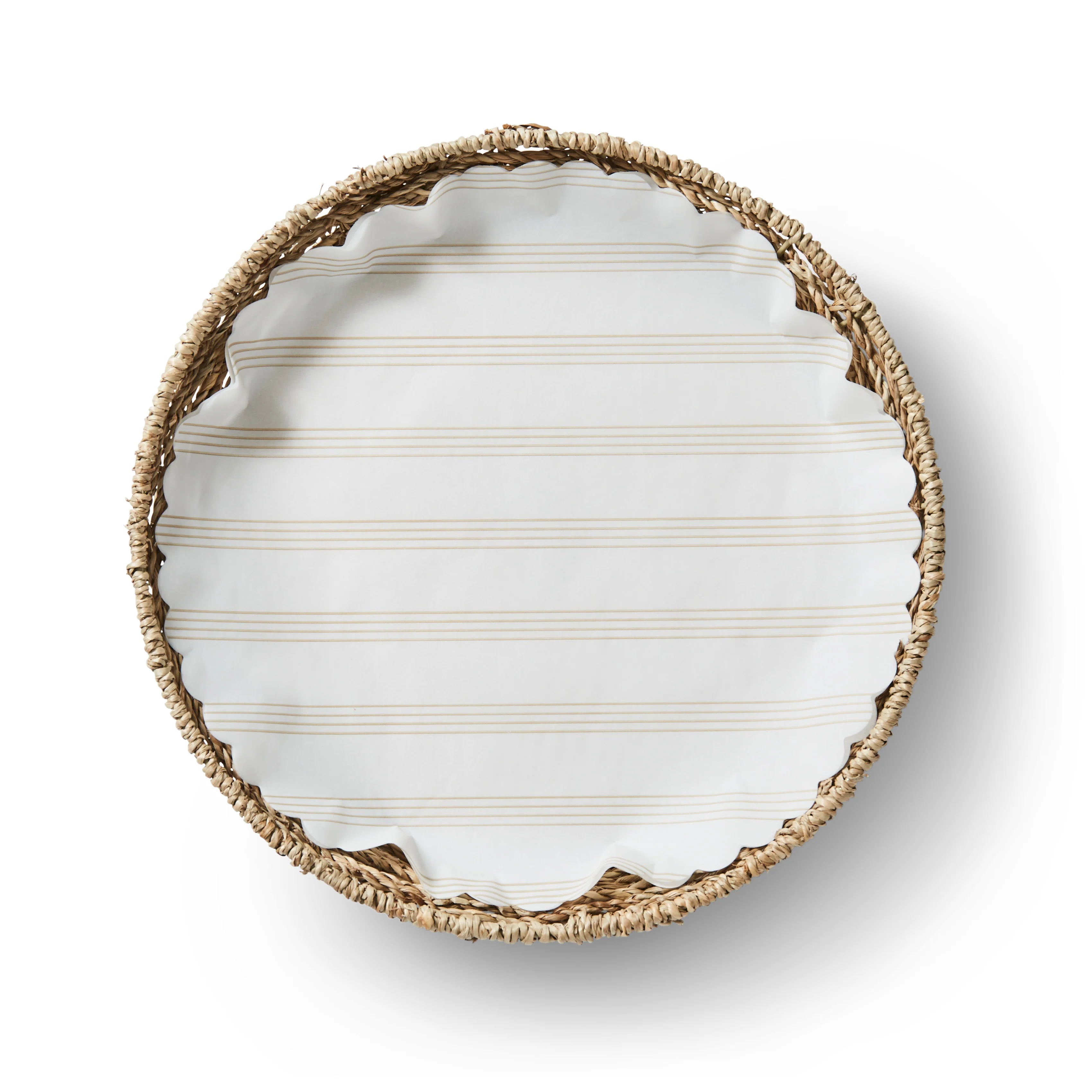 "Sandy Stripes" preformed plate liners