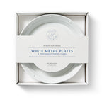 White Metal Plate
