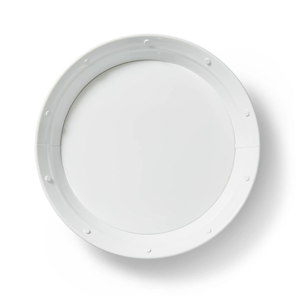 White Metal Plate