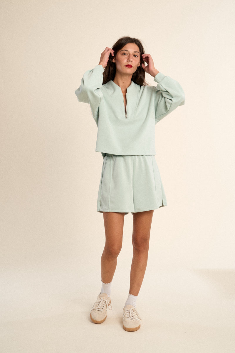 LADIES KNITTED SWEAT