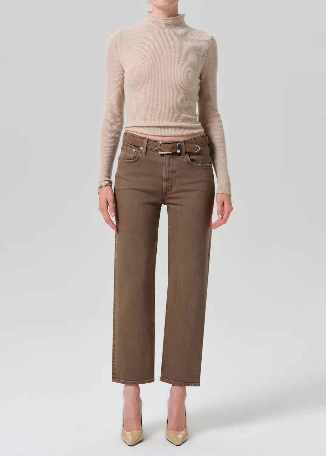 Palma Straight Clean Hem Cocoa Brown