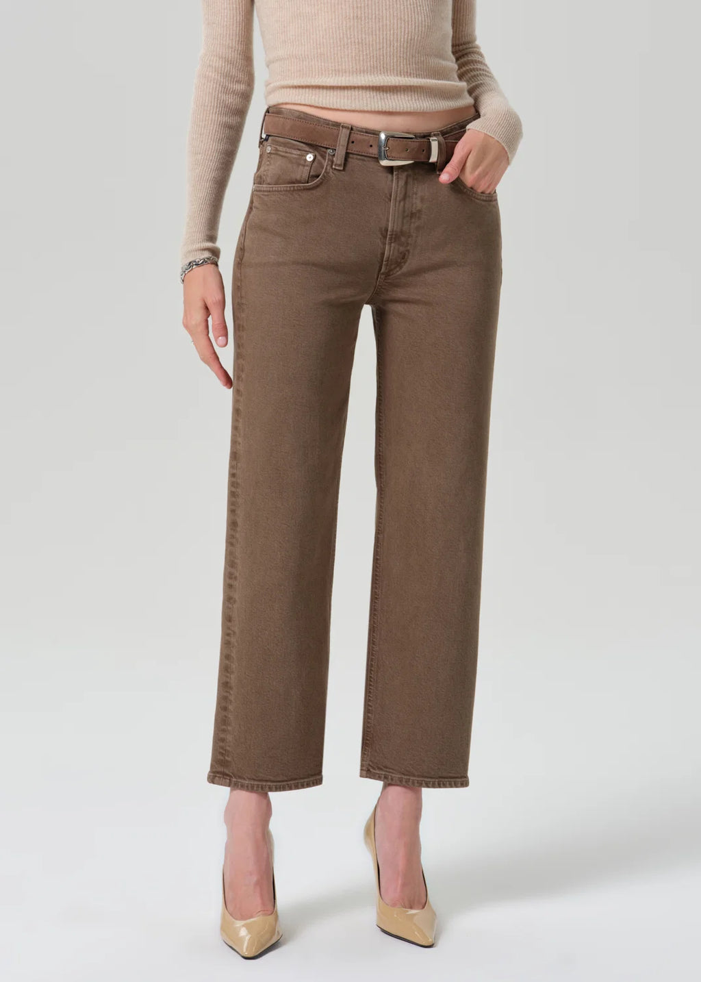 Palma Straight Clean Hem Cocoa Brown