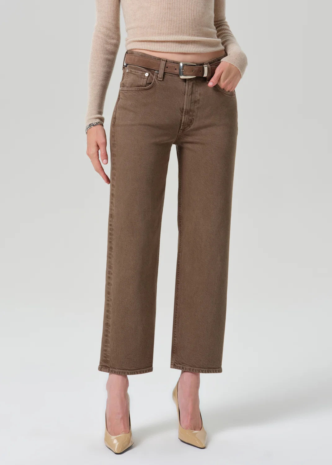 Palma Straight Clean Hem Cocoa Brown