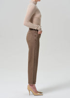 Palma Straight Clean Hem Cocoa Brown
