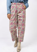Pull on Barrel Pants Plum