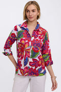 Agnes Paradise Blooms 3/4 Slv Shirt