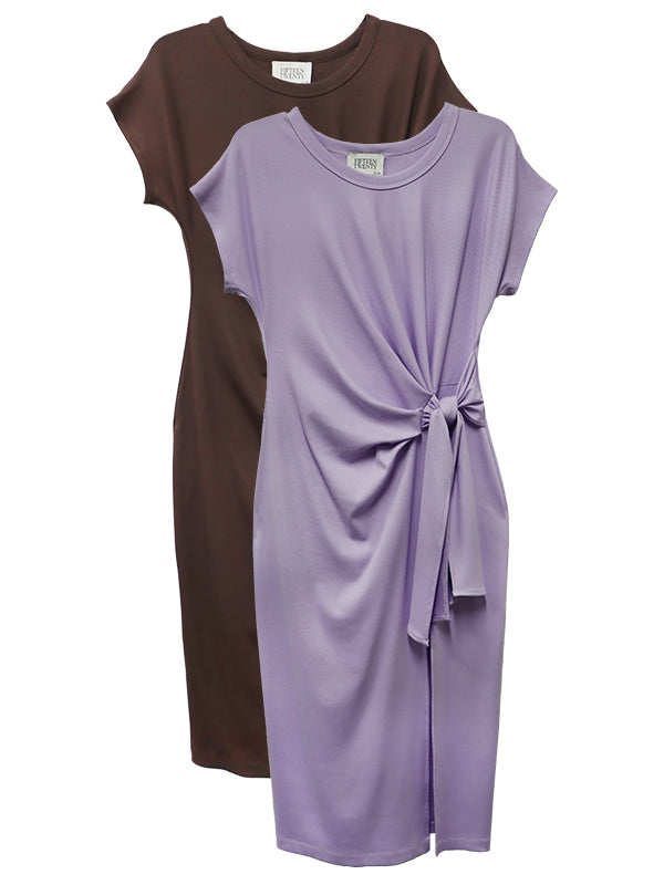 Marisa Side Knot Midi Dress
