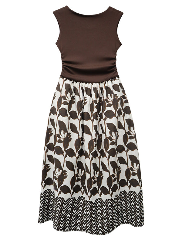 Carina Long Contrast Dress