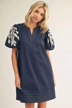 Navy Shift Dress