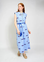 Embroidered Fish Jumpsuit