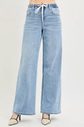 Slouchy Jeans with Drawstring