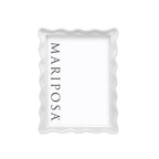 Wavy White 5x7 Frame