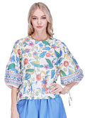 Gored Top Festive Florals