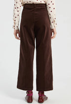 BROWN VELVET TROUSERS