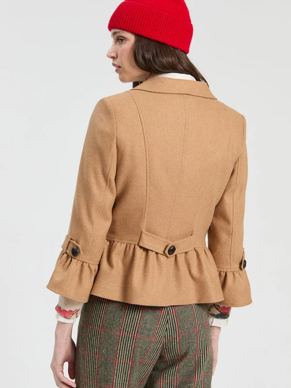BEIGE TWEED JACKET