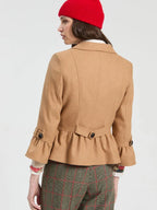 BEIGE TWEED JACKET