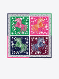POP ART HORSES SILK SCARF